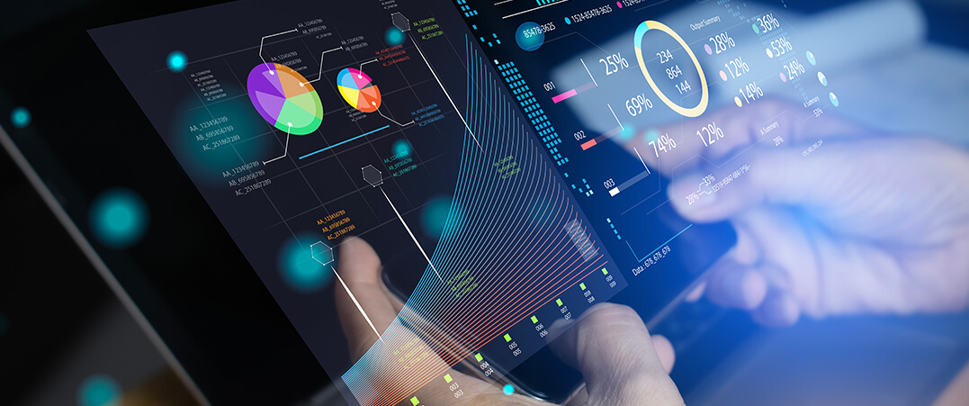 Analytics and dashboard visualization on a digital device